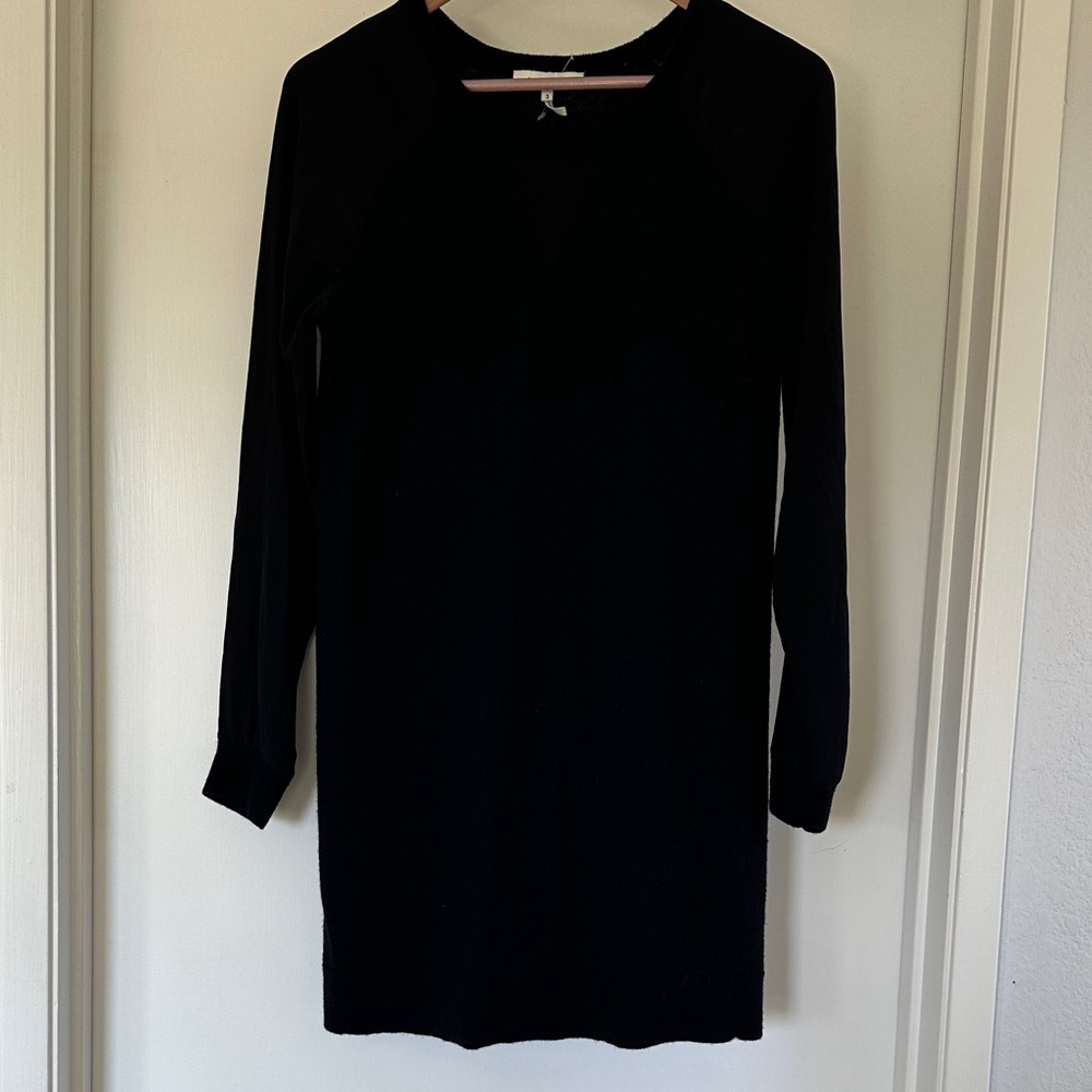 Sandro Sweater Dress with Cuffed Long Sleeves